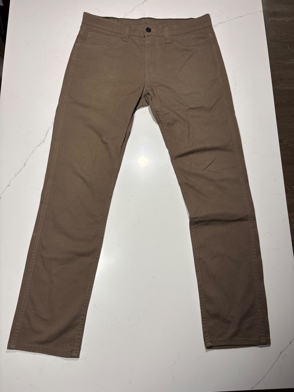 Levi's Men's 511 Slim Fit Commuter Trouser Brown 32W x 32L Black Label